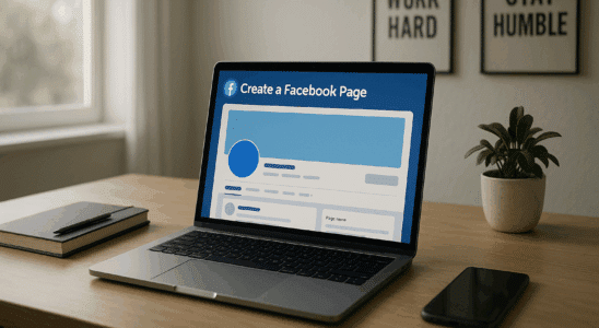 créer une page facebook